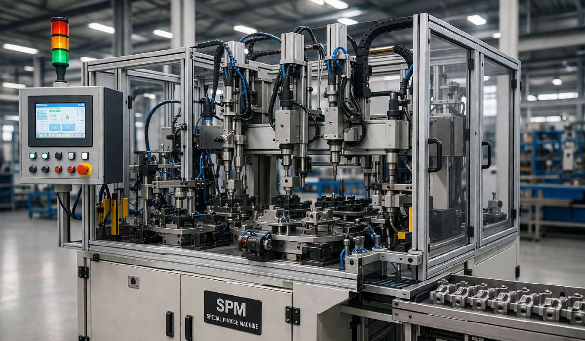 special purpose machine SPM used in automated industrial manufacturing